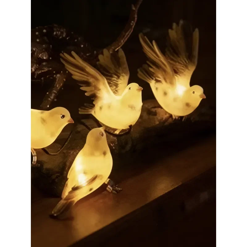 Outdoor Indoor Holiday Bird Camel LED Fiberglass Christmas Landscape Decorative Light IP65 Solar/AC Powered Dimmable