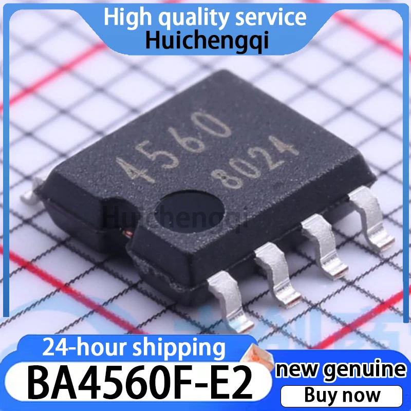 10PCS Original Genuine BA4560F-E2 Package SOIC-8 Low-noise Dual Operational Amplifier