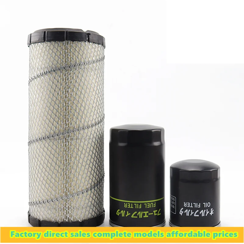 For Lingong 55F 60 65E Yanmar engine 4TNV88 94 98 excavator oil filter diesel filter air filter maintenance filter high quality