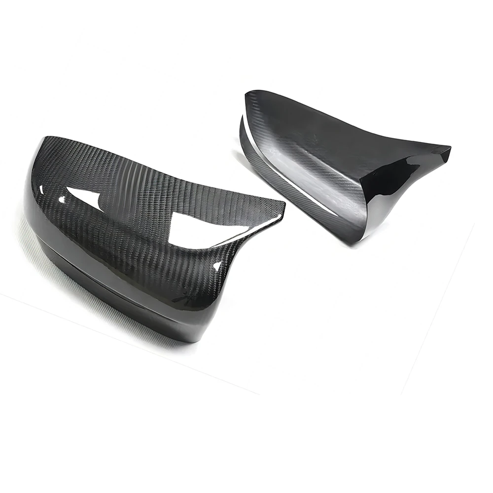 Rearview Side Mirror Covers Cap For BMW F90 F91 F92 M5 M8 OEM Style Dry Carbon Fiber Sticker Add On Casing Shell