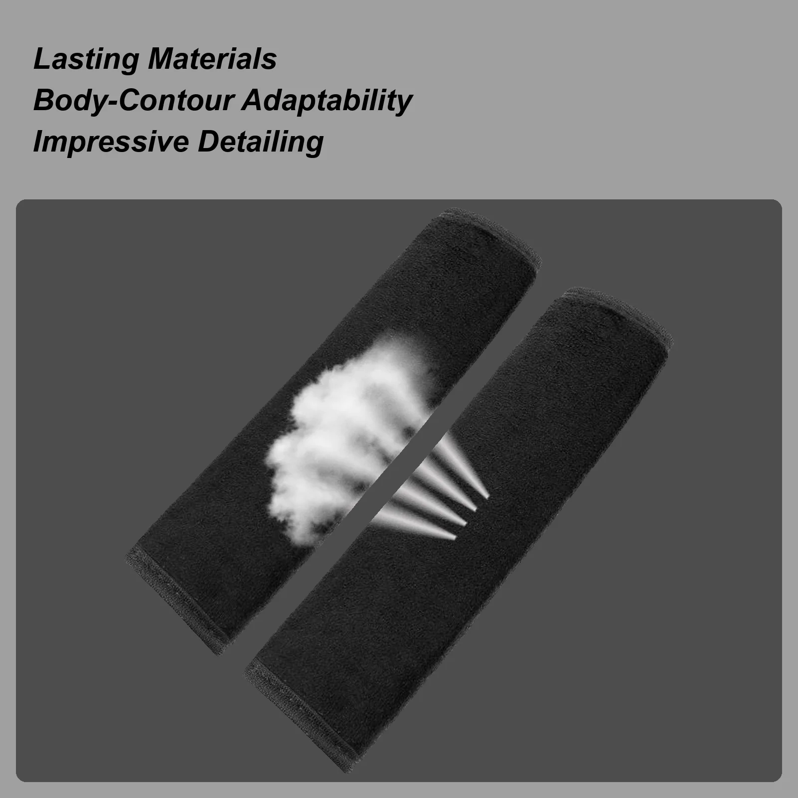 

Seat Belt Pads 2 Piece Seat Belt Protector High-Elasticity Comfortable Cushion Safety Extender For Recovery Hysterectomy