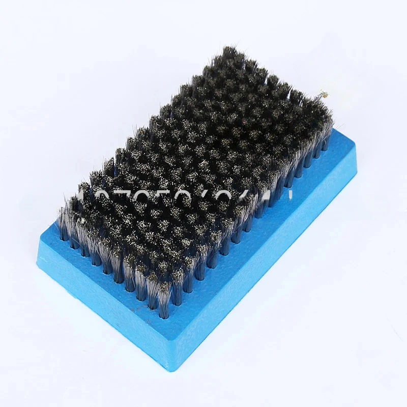 Brush Plastic Handle Steel Wire Brush Wallpaper Printing Roll Cleaning 0.076 Wire Diameter Corrosion and Resistance