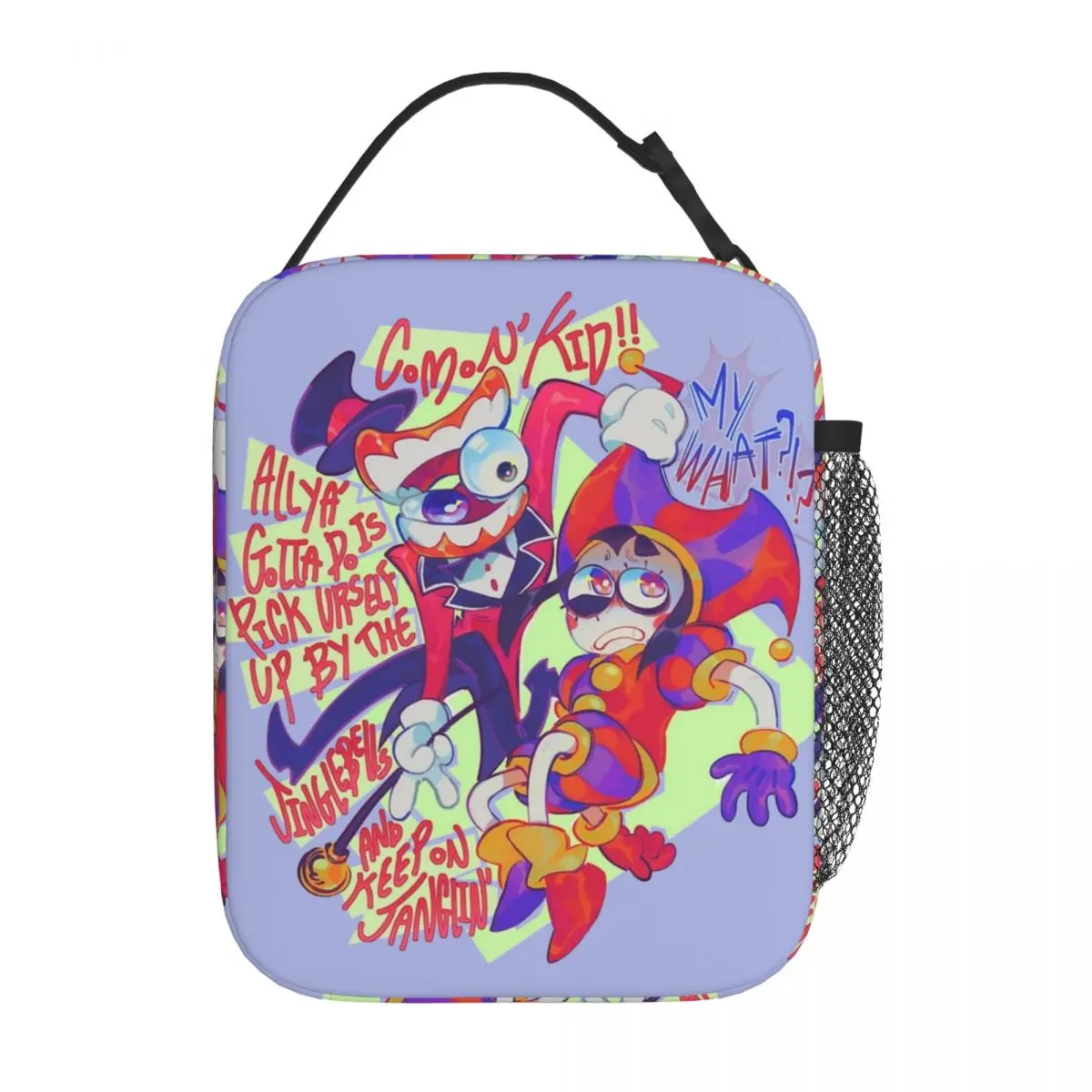 The Amazing Digital Circus Art TV  Insulated Lunch Tote Bag For School Food Container Portable Cooler Thermal Lunch Boxes