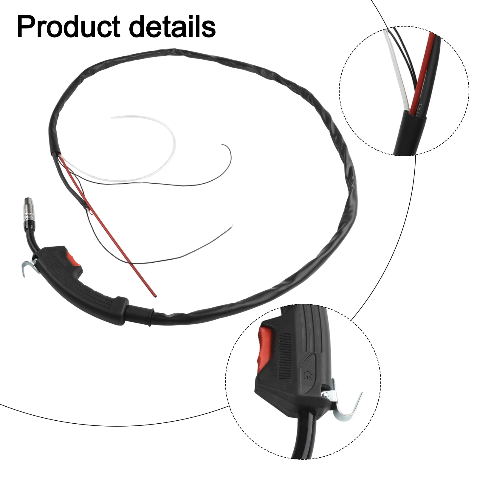 For 0.8 1.2mm Wire Welding Assembly High Current Welding Torch 160A Applicable Current 160 200A Material ABS, Metal