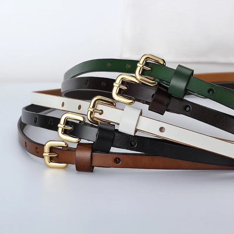 New Women's Versatile Premium Thin Decorative Belts in Multiple Colors