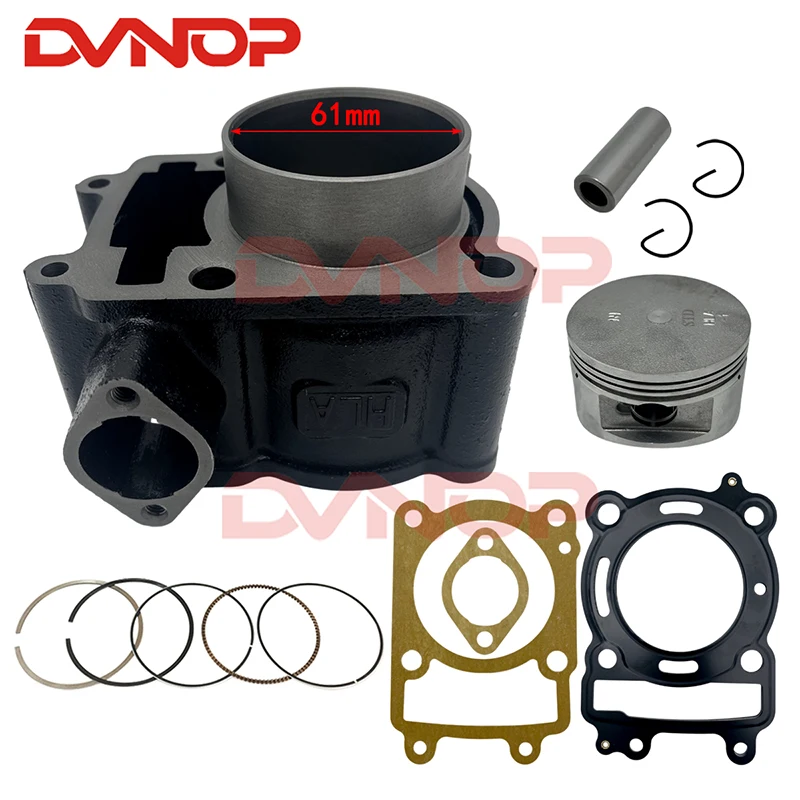 61mm GTS200 HD200 VTS200 Joyride 200 Cylinder Block Kit For Sym JOYRIDE HD2 GTS VTS 200cc 12100-HLA-010-A