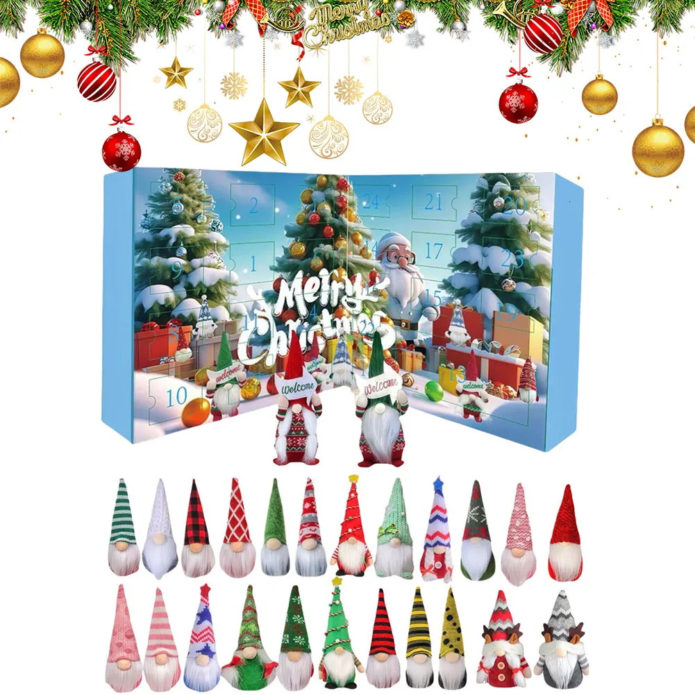 2025 Christmas Gnome Holidays Advent Calendar Christmas Advent Calendar Christmas Countdown Calendar Gift for Kids and Adults