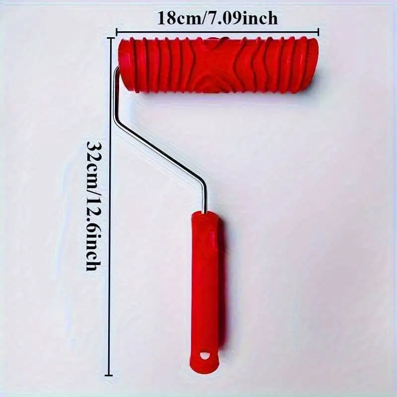 مجموعة أدوات الرسم DIY قطعة واحدة - مجموعة فرش دوارة للملمس، جدار مناسب، أثاث، وديكور منزلي، متعددة المقاسات وسهلة الاستخدام