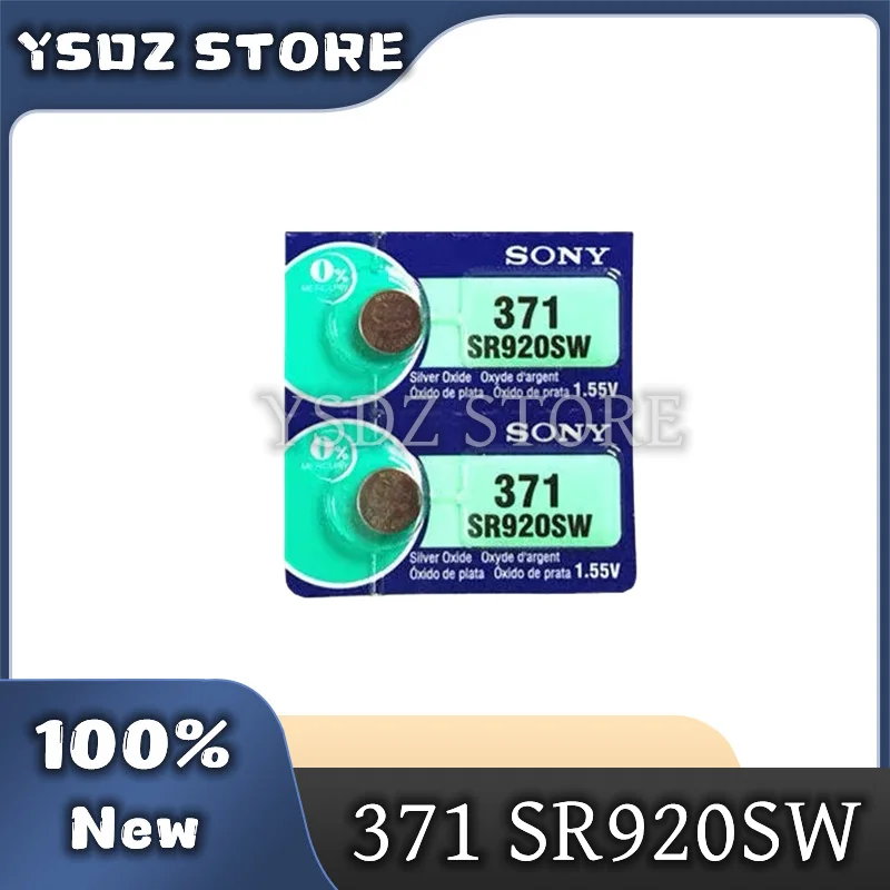 5pcs/lot 371 SR920SW Swiss Watch Battery capacitor Car key