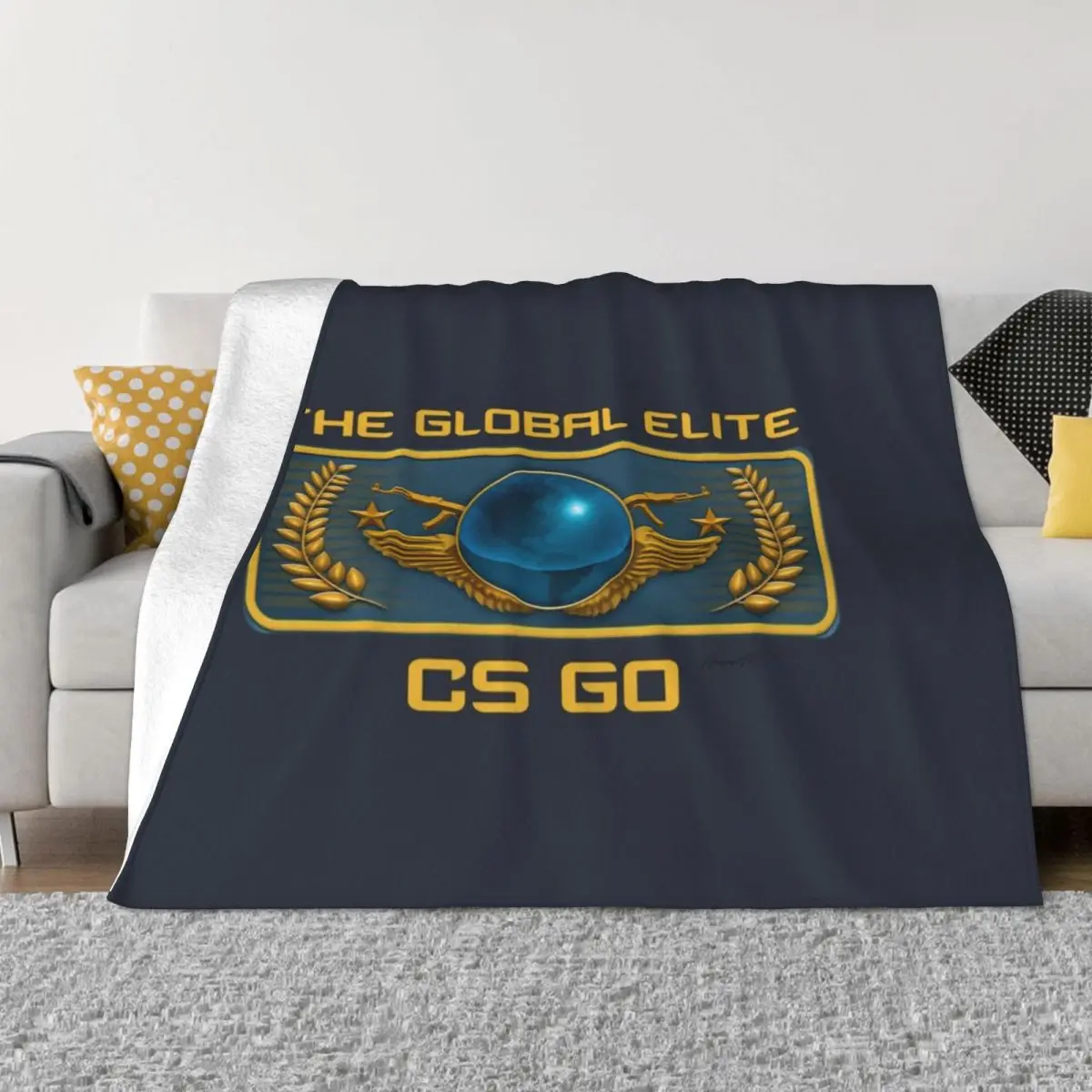 

the global elite cs go Throw Blanket Retro Blankets Blankets for babies Sleeping Bag Blanket