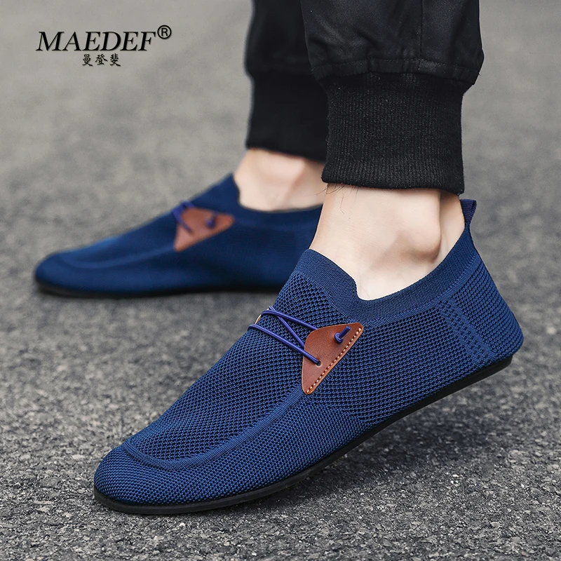

MAEDEF Mens Shoes Men's Slippers Men Flat Casual Shoes Male Soft Sole Casual Shoe Home Man Slippers Loafers Tennis Shoes for Men