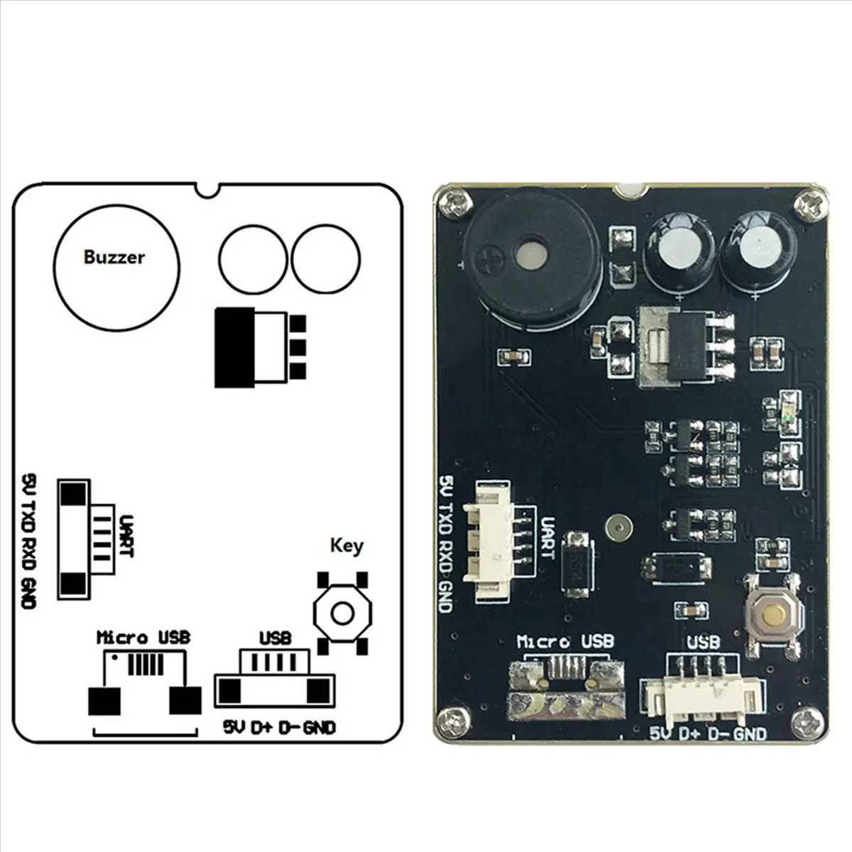 5X GM72 Cheap New Design Interface USB/RS232 1D/2D/QR Android Barcode Scanner Reader Module for Bus