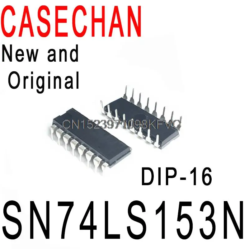 5PCS New and Original HD74LS153P 74LS153 DIP-16 Double 4 Choose 1 Data Selection In Stock IC SN74LS153N 