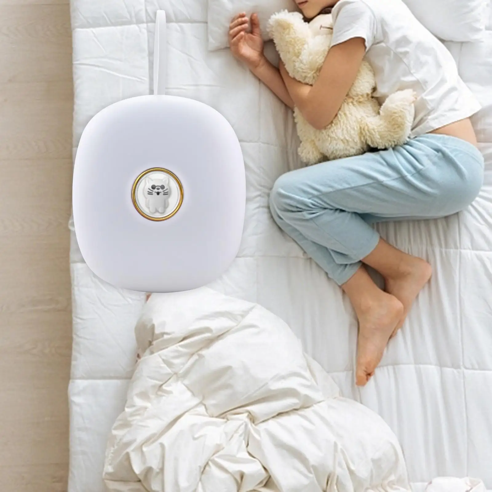 Vibrating Alarm Clock with Bed Shaker for Heavy Sleeper Deaf