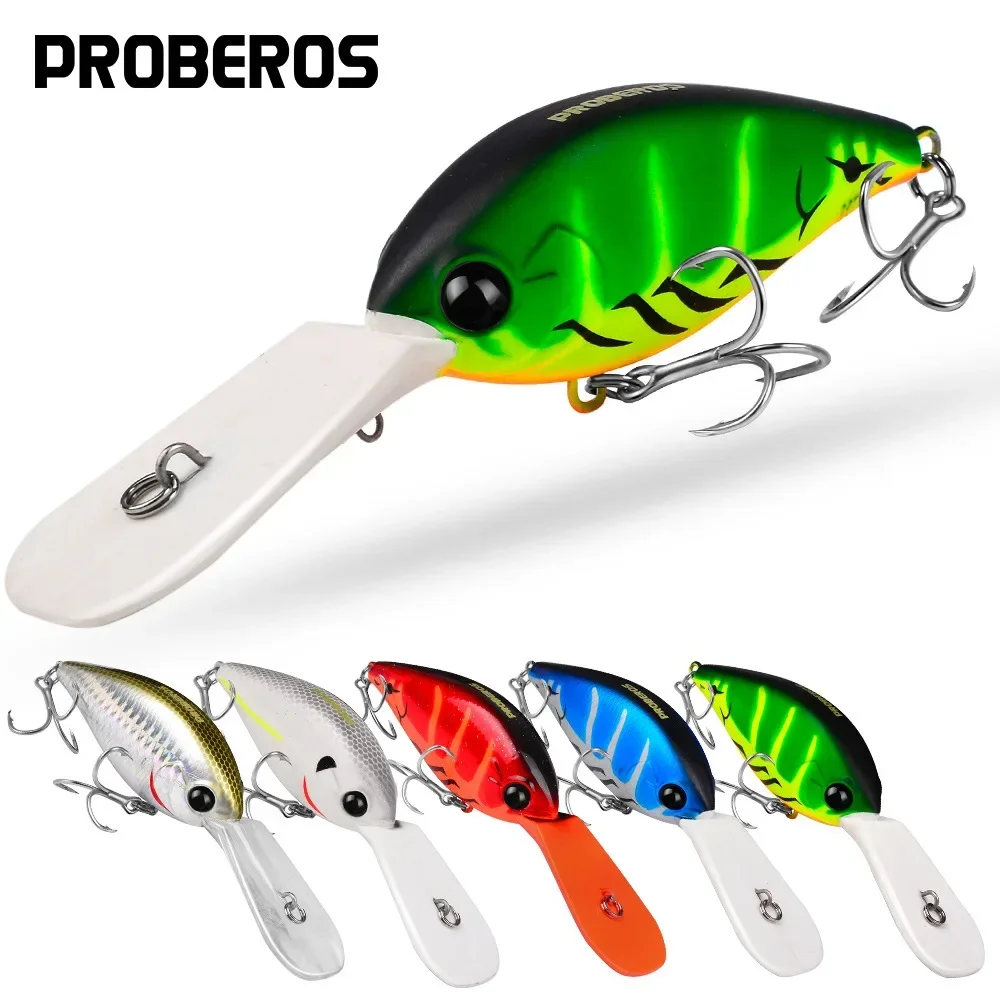 

1Pcs Crank Fishing Lure Bait Wobbler4#Hook 12.5CM-24.5GMinnow Artificial Lures CrankbaitLeurre de Bass Pike Trolling PescaTackle