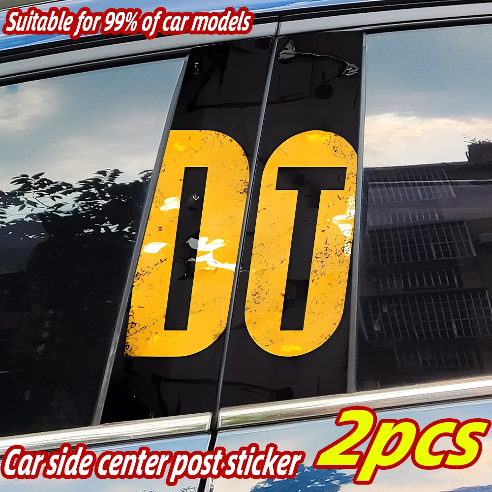 

DO IT Car Stickers Car B-pillar Vinyl Decals Waterproof Auto Center Pillar Sticker Cover Scratches Vehicle Decor Accessories