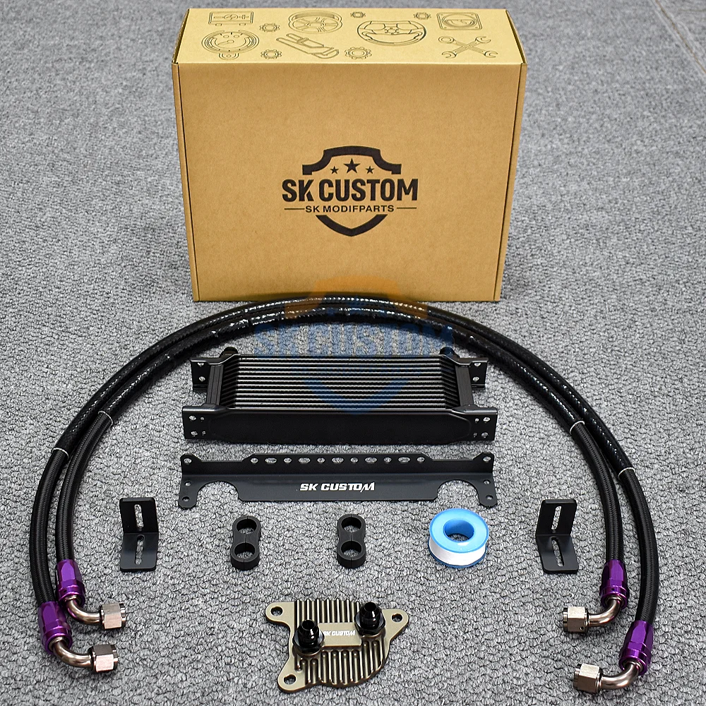 SK CUSTOM Transmission Oil Cooler Kit For Toyota Altis Yaris RAIZE Aluminum Radiator