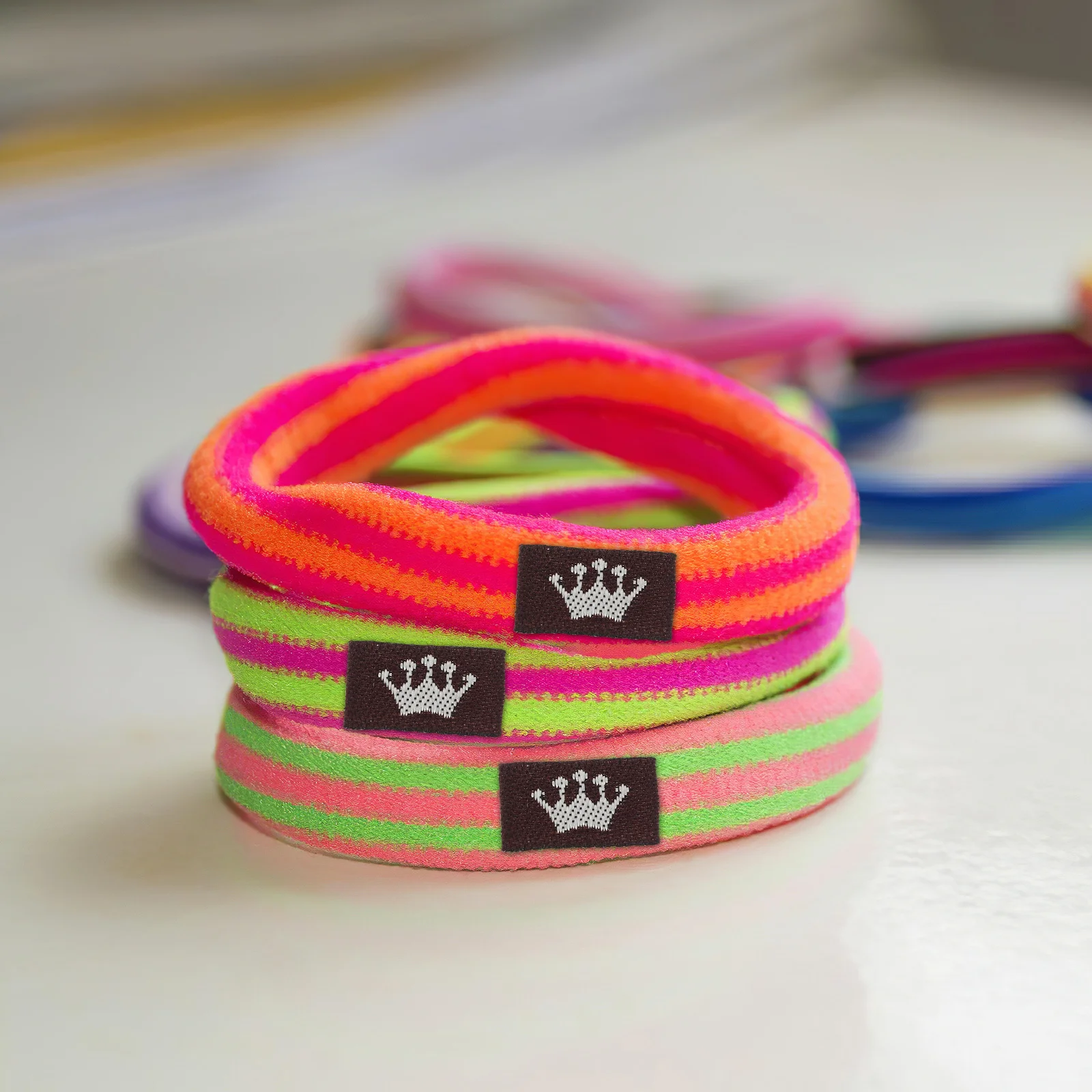 

500Pcs DIY Fabric Tags Durable Sew in Labels for Boutique Hair Accessories and Small Business Clothes Labels Washable