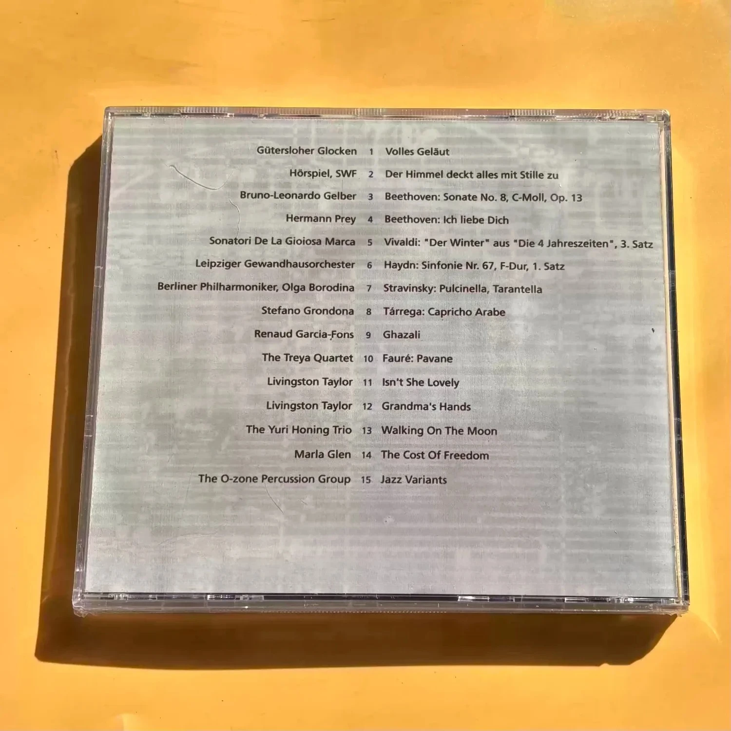 CD audio instrumental d'ambian - Audio Music Test avis et prix
