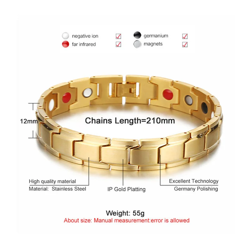 Stylish Magnetic Bracelet for Men with Health Benefits