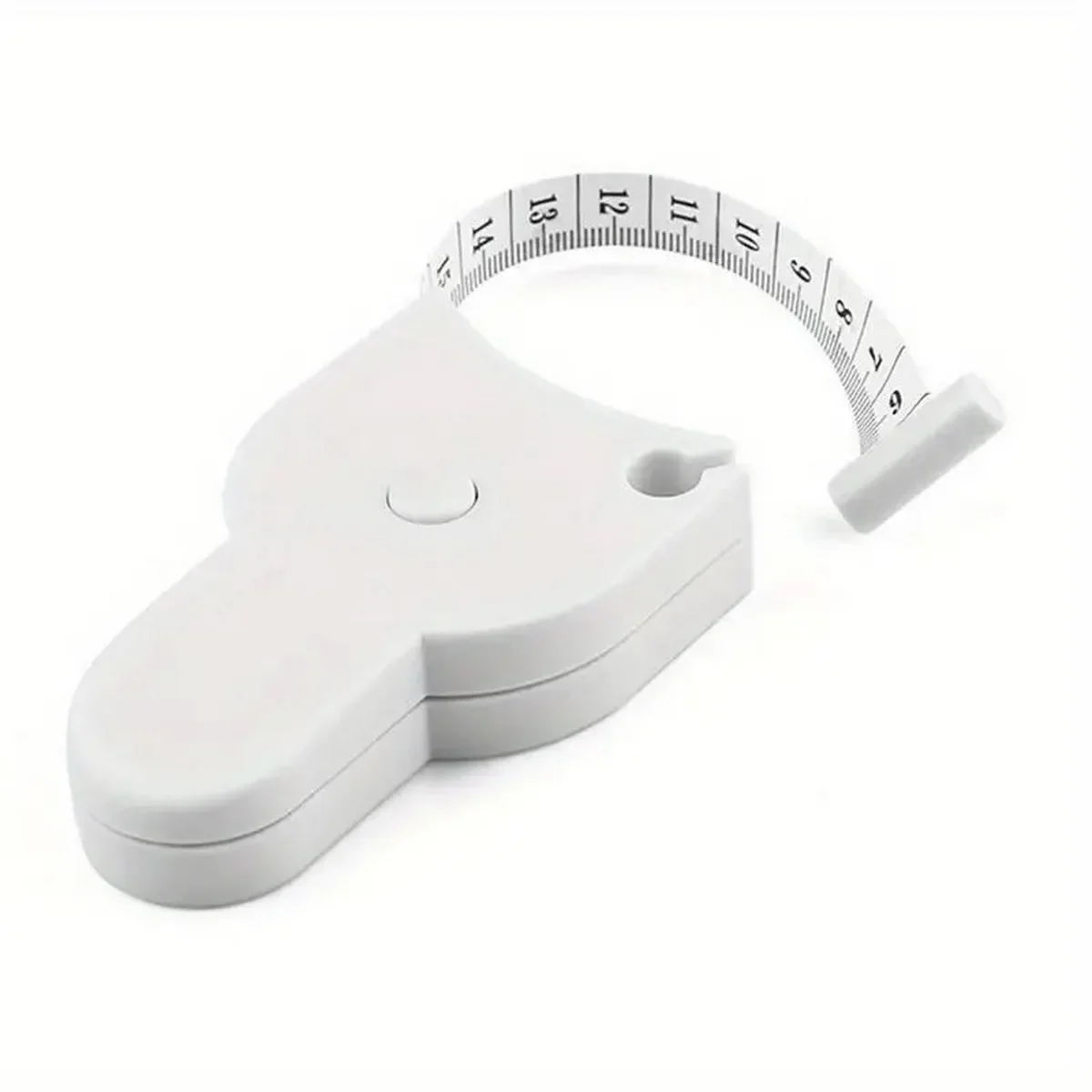 Y-Shaped Portable Telescopic Tape Measure with Handle And Torch PU Leather Fitness Health Ruler Waist Measuring Tool