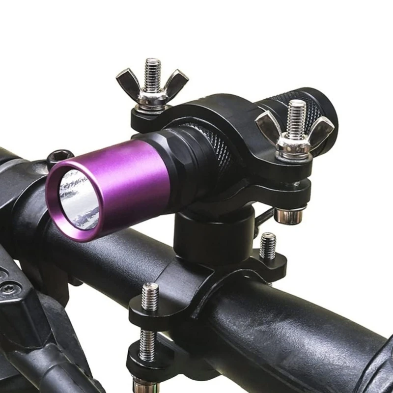 Bike Flashlight Holder Cycling Bicycles Light Mount Holder Flashlight Torch Clip Clamp Riding Biking Bike Light Bracket