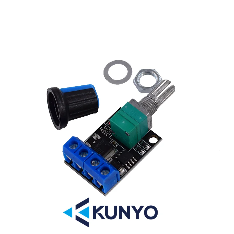 PWM DC motor governor 5V-16V12V speed control switch 10A LED dimming speed control module
