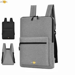 Mochila delgada para ordenador portátil para hombre y mujer, morral pequeño para ordenador de 15,6 pulgadas, Bolsa Escolar de viaje para estudiantes y adolescentes