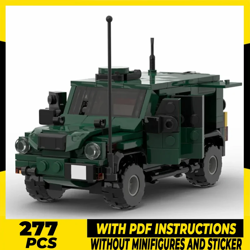 Moc Building Bricks Military Model LMV 4x4 Tactical Armed Vehicles Technology Modular Blocks Toys Assembly Brick Holiday Gifts