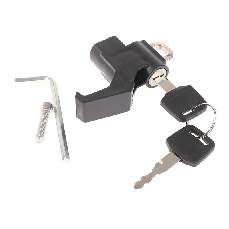 Motorcycle Universal Helmet Lock Handlebar 22-26mm Anti-theft Security Motorbike