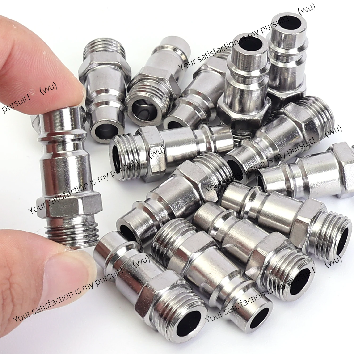 5-30PCS Pneumatic Fitting Quick Coupling Connector Coupler for Air Compressor G1/4 Thread Air Line Hose Fittings Connectors