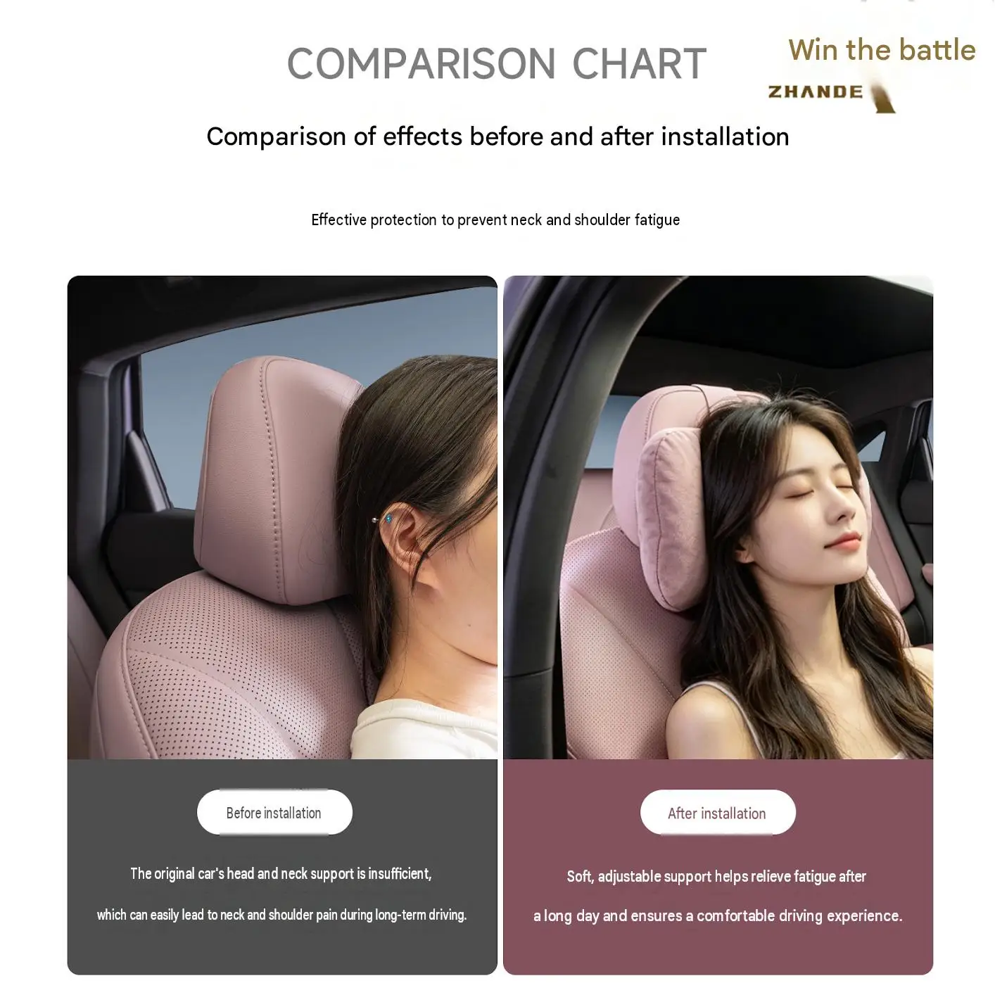 [Fast Shipping] XPENG L03 Fatigue-Relieving Headrest and Comfortable Neck Pillow