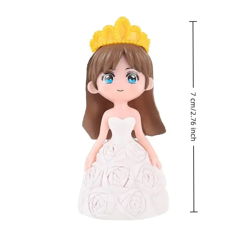 1 ペアドールハウスミニチュアカップル置物マイクロ風景 DIY ミニプラスチック工芸品妖精の庭苔テラリウム家の装飾おもちゃ