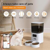 Automatic cat Feeder smart APP pet bowl auto with Camera Remote dowble 5L Control Dispenser cat Food dog bowl supplies pet Large