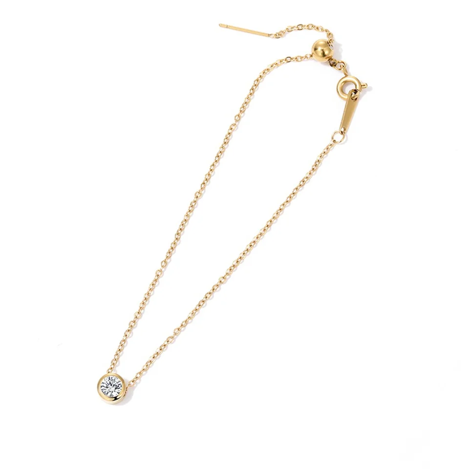 EMANCO Edelstahl-Charm-Strass-Halskettenanhänger, modisch, 12 Farben, Geburtsstein für Schmuckherstellung, Damen-DIY-Zubehör – Detail 9