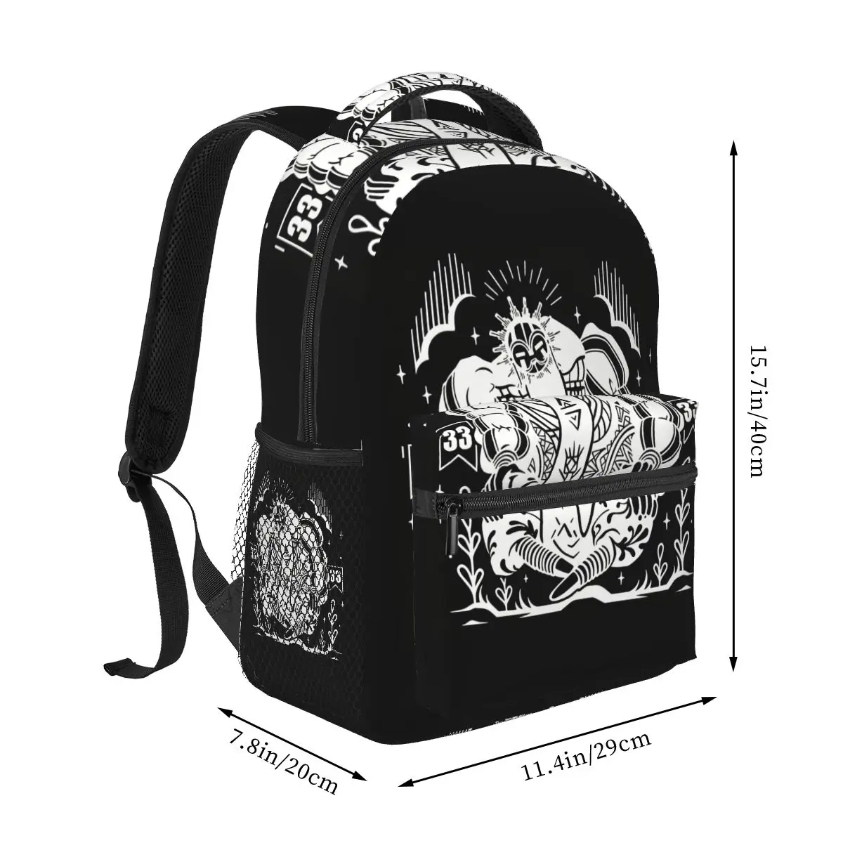Clair Obscur Expedition 33 Vintage Backpacks Boys Girls Bookbag Students School Bag Cartoon Rucksack Shoulder Bag Large Capacity