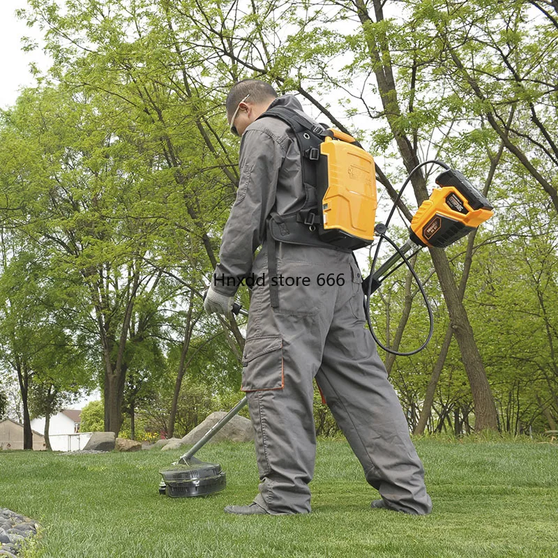 Super backpack battery, rechargeable lawn mower, chainsaw, hair dryer.