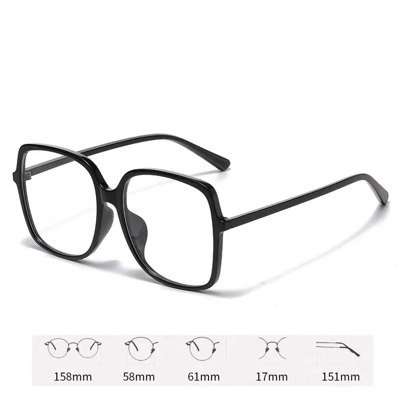 Far Sight Goggle Luxury Trend Eye Protection Myopia Glasses Retro Square Frame Eyeglasses Trend of Ultra-light Ladies Frame