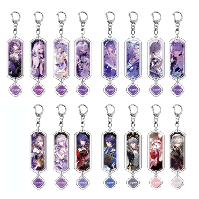 

Игра Honkai Star Rail Castorice Herta Acheron Veritas Ratio Косплей КОСТЮМ Акриловые брелки Брелок Опора Рождественский подарок