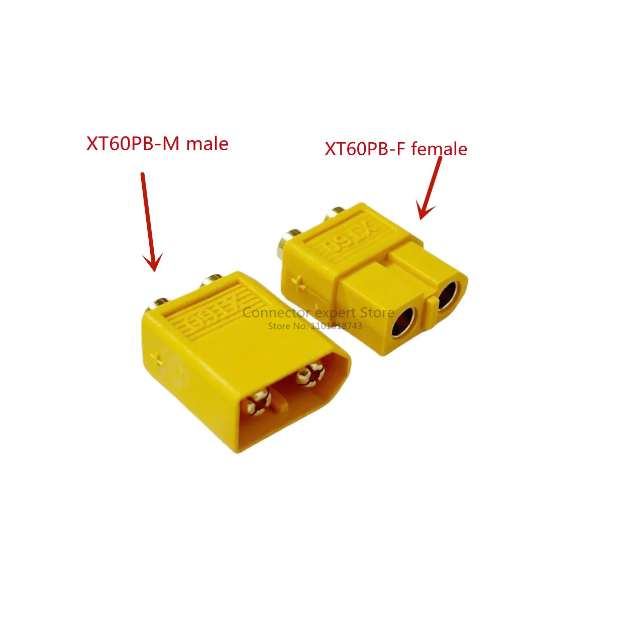 Amass XT60UPB-M/F XT60PB-M/F PC board dedicated plug, battery circuit board dedicated head