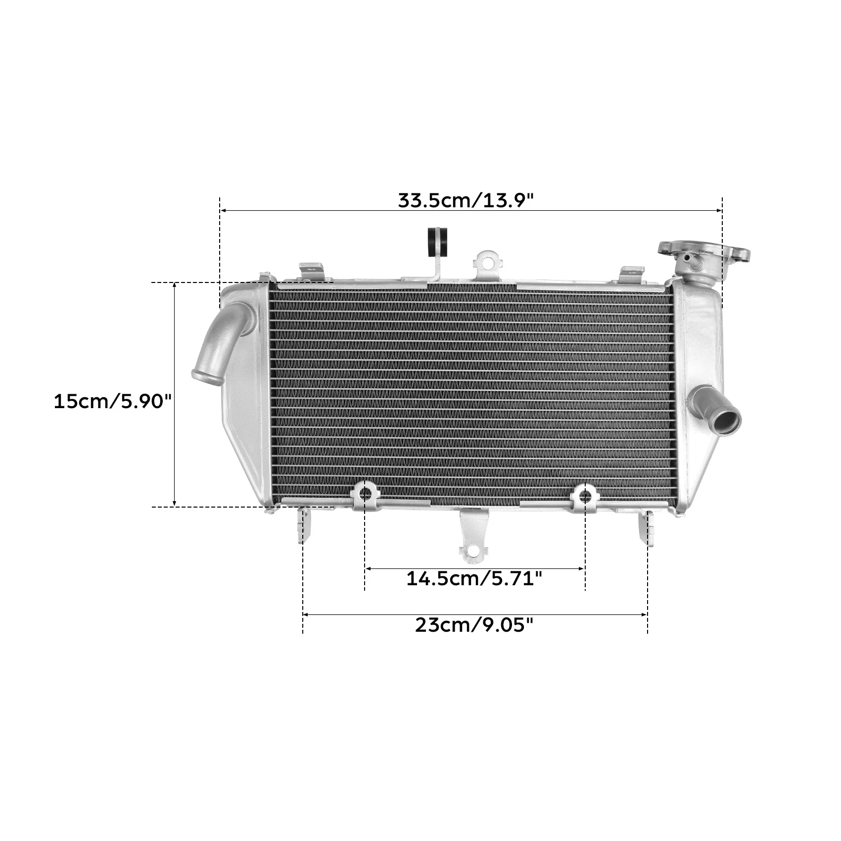 Radiator Engine Cooler Cooling For Yamaha MT-03 MT-25 2016-2023 Motorcycle