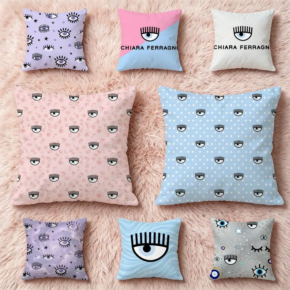 Celebrity Chiara FerragniS Cushion Cover Pillow Short Plush Pillow Cute Simple Style For Living Room Bedroom Birthday Gift