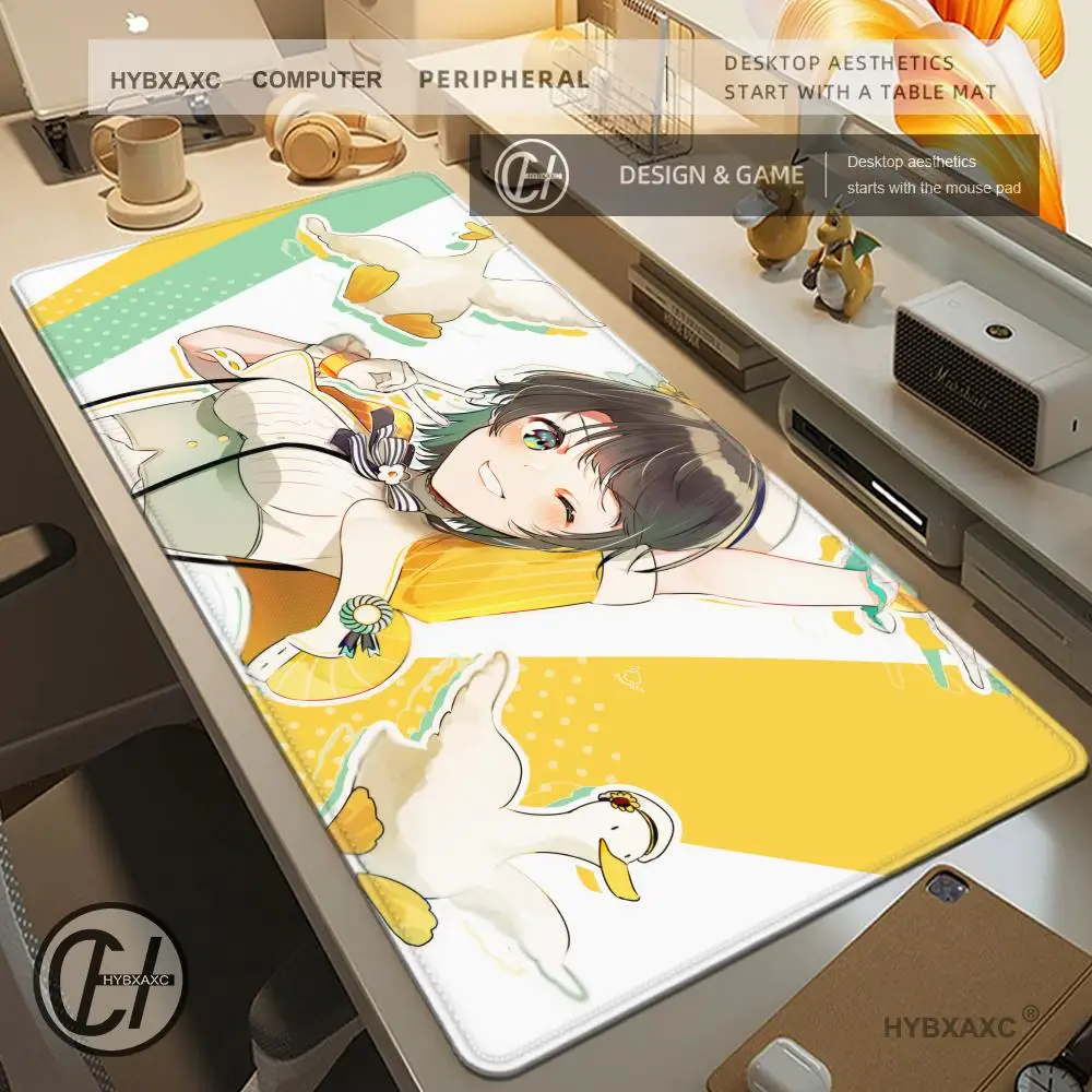 Oozora Subaru Hololive Mouse Pad Kawaii Girl Office Gamer Carpet Mouse Mats Game Desk Accessories Computer Table Pad PC Mousepad
