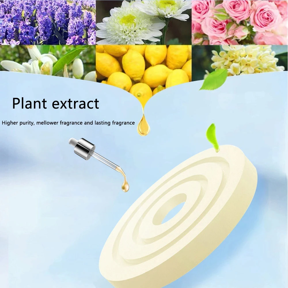 1 PCS Car Air Freshener Fragrant Tablets Accessories Automobile Perfume PE Material Perfume Diffuser Supplement Accessories