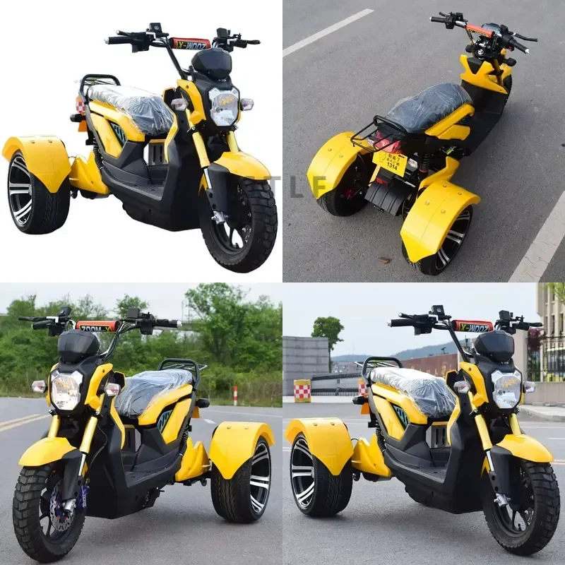 STROVAN Mew 1000W Fashion Removable Battery Good Quality Powerful Three Wheel 3- Wheel Electric Tricycle Scooter Trike