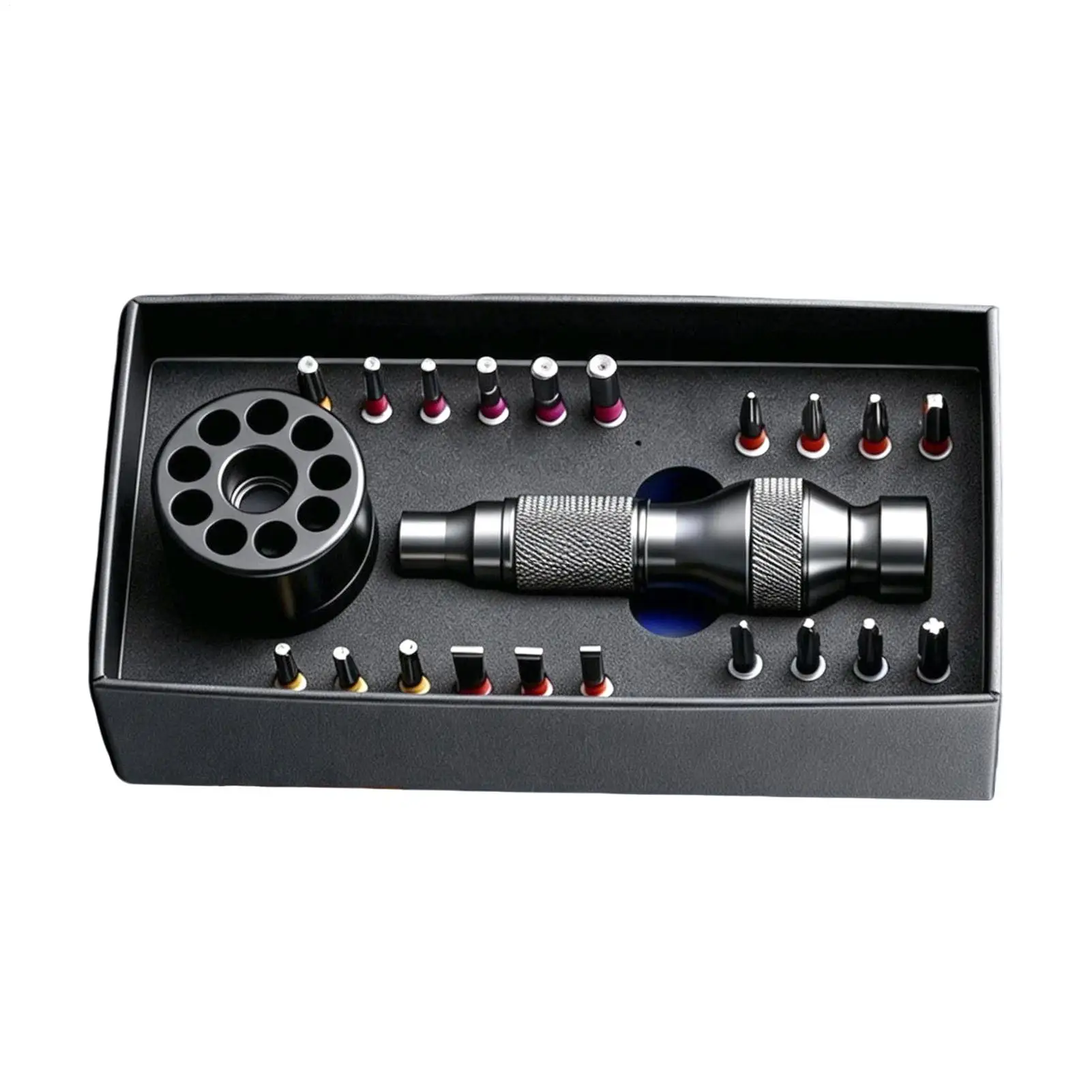 

Screwdriver Bit Sets 22 Pieces Magnetic Precision Tips With Storage Base Ergonomic Handle Driver Bit Set For Electronics