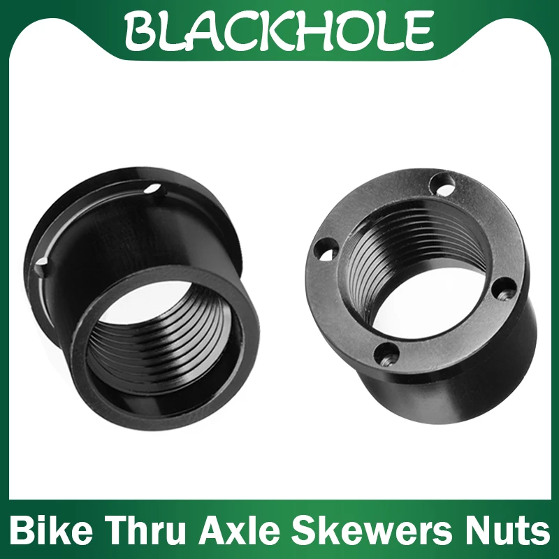 M15 Thru Axle Nut for Bike Fork 1.5 1.0 Pitch Mountain Bike Thru Axle Shaft Nuts Gravel Carbon Fork Nut Shock Fork Skewers Screw