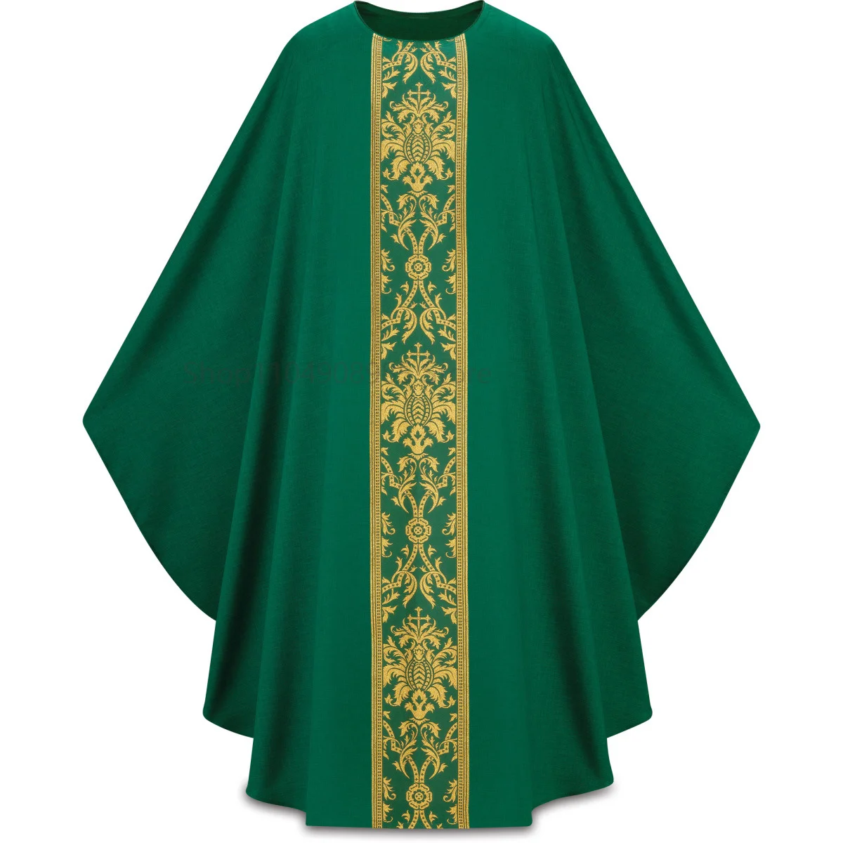 

Catholic Priest Chasuble Religious Robe Cosplay Costume Robe Medieval Gothic Minister Vintage Baggy Robe Gown Cape Halloween