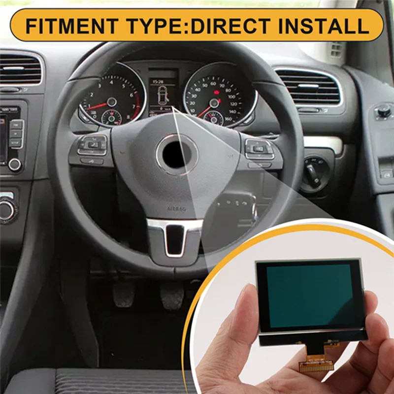 

Car Instrument LCD Display For VW Golf V/Touran Passat Seat Skoda Instrument Cluster Display 1TD920862-A61E