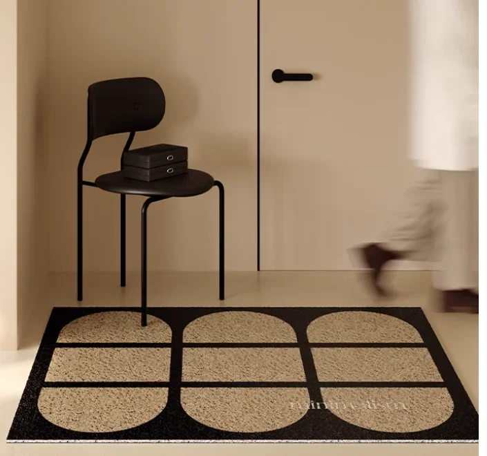 Entrance mat, anti slip and dust removal mat at the entrance